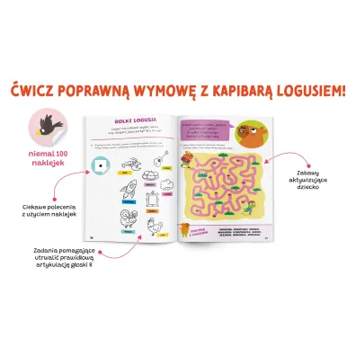 Wymawiam "r". Kapitan Nauka. Zabawy logopedyczne. Kapibara Logu�