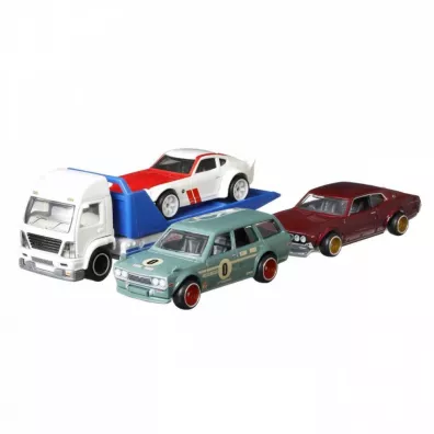 Hot Wheels. Premium Zestaw 3 Rally Legends HKC17 Mattel