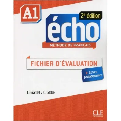 Echo A1 2ed fichier d'evaluation + CD - Anne-Laure Garcia, C Fernandez Rodriguez, Victoria  Diaz