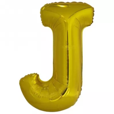 Amscan Balon foliowy litera J z�ota 58x86cm