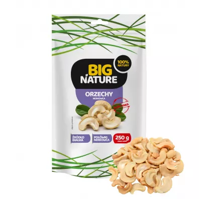 Big Nature Orzechy nerkowca po��wki Du�a Paka 250 g