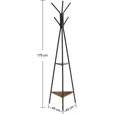 Songmics Wieszak stojak na ubrania garderoba Loft