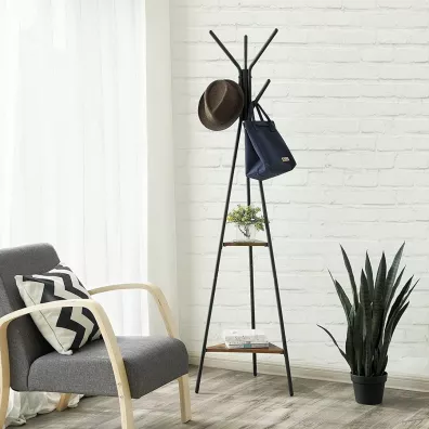 Songmics Wieszak stojak na ubrania garderoba Loft
