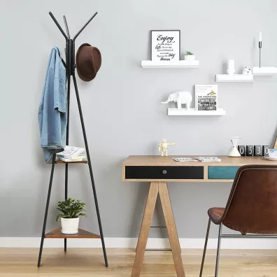 Songmics Wieszak stojak na ubrania garderoba Loft