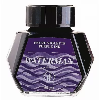 Waterman Atrament do pi�r fioletowy 50ml