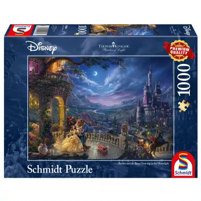 Puzzle 1000 el. Pi�kna i Bestia Schmidt