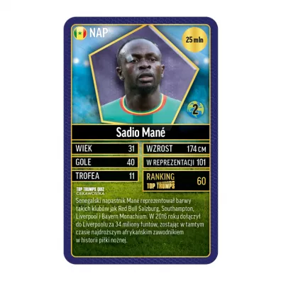 Top Trumps World Football Stars Zestaw kolekcjo...