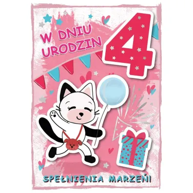 Armin Style KARNET URODZINY 4 B6 Z KOP AS GM-1084 FOL