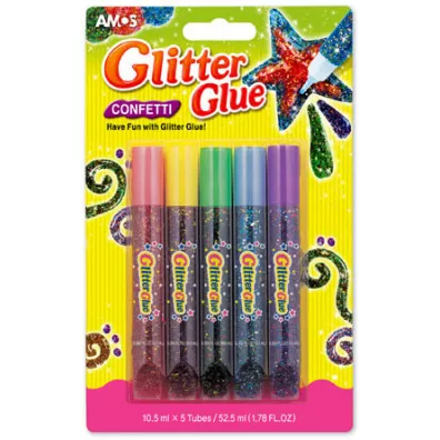 Amos Klej z brokatem Confetti 5x10.5ml