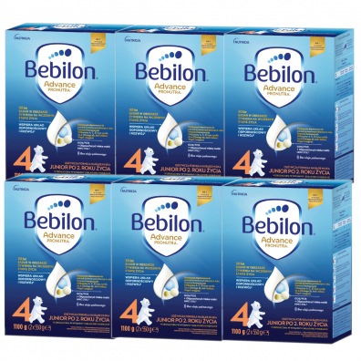 Bebilon 4 Pronutra-Advance Odywcza formua na bazie mleka po 2. roku Zestaw 6 x 1100 g