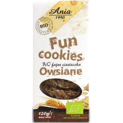 Bio Ania Fun cookies owsiane 120 g Bio