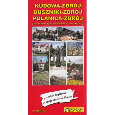 Mapa tur. - Kudowa, Duszniki, Polanica 1:12 000