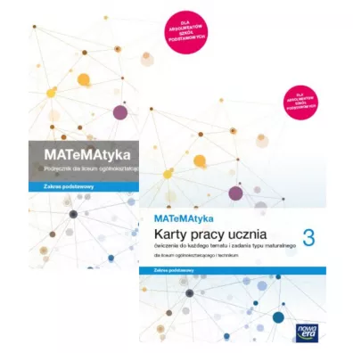 MATeMAtyka 3. Podrcznik oraz karty pracy ucznia dla liceum oglnoksztaccego i technikum. Zakres podstawowy. Szkoy ponadpodstawowe - Dorota Ponczek, Grzegorz Janocha, Joanna Czarnowska, Jolanta Wesoowska, Karolina Wej, Lech Chako, Wojciech Babiaski