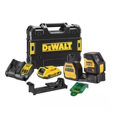 Dewalt Laser krzy�owy 12/18v dce088d1g18 30m 1x2,0ah 18v zielony