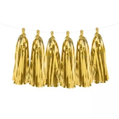 PartyDeco Girlanda fr�dzle z�ota