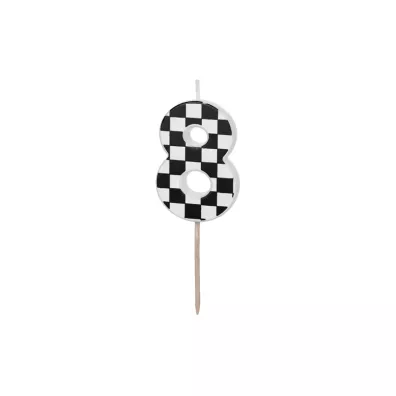 PartyDeco �wieczka urodzinowa 8 5.5cm