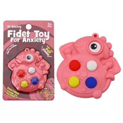 Pop It Dinozaur antystresowy sensoryczny r�ow LeanToys