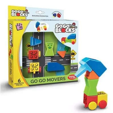 Klocki magnetyczne P�y�my i jed�my 6el