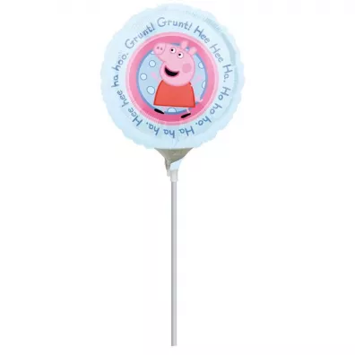 Amscan Mini shape. Balon foliowy �winka Peppa okr�g�y