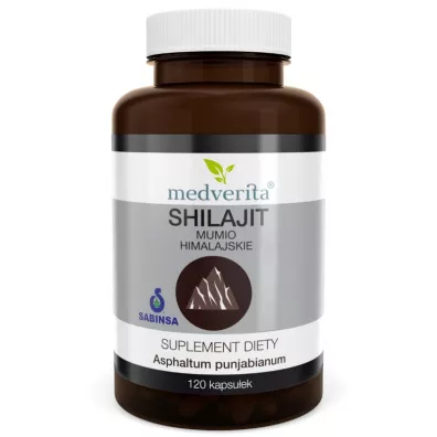 Medverita Shilajit mumio suplement diety 120 kaps.