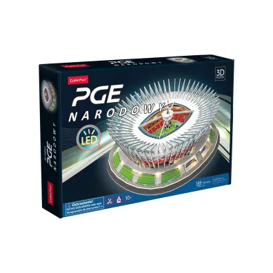 Puzzle 144 3D PGE Narodowy Led Cubic Fun