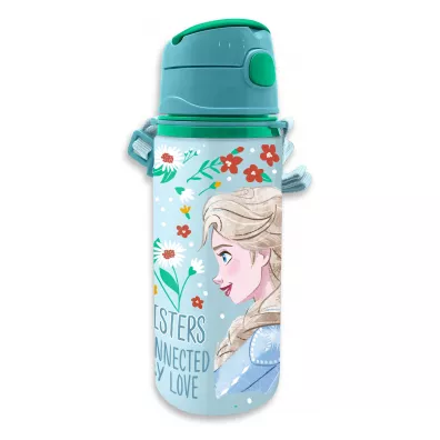 Bidon aluminiowy ze somk Kraina Lodu. Frozen 600ml