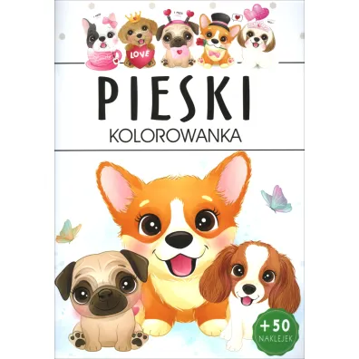 Pieski - kolorowanka