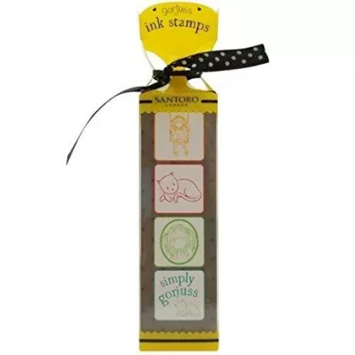 Zestaw stempli z tuszem - Ruby (Yellow) Santoro