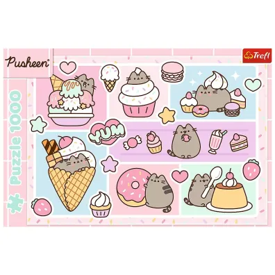 Puzzle 1000 S�odki Pusheen TREFL