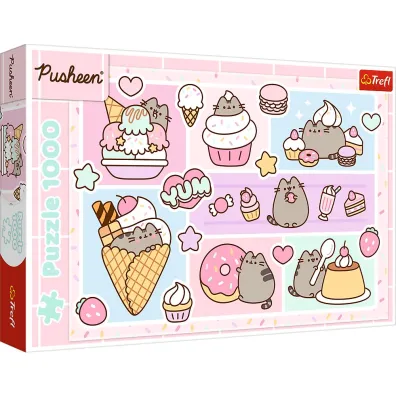 Puzzle 1000 S�odki Pusheen TREFL