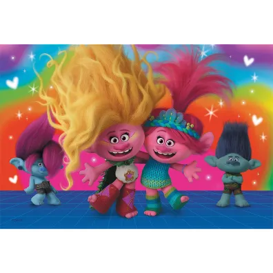 Puzzle 60 el. Przyjacielskie Trolle Trefl