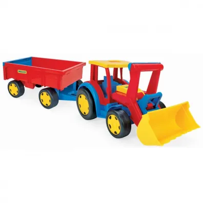 Gigant traktor �adowarka z przyczep� 66300 Wader