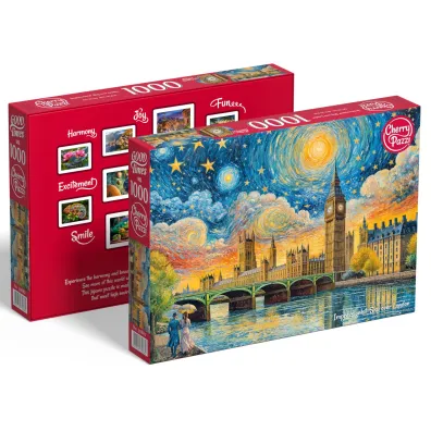 Puzzle 1000 el. Impressionist Sky over London CherryPazzi