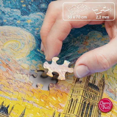 Puzzle 1000 el. Impressionist Sky over London CherryPazzi
