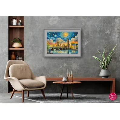 Puzzle 1000 el. Impressionist Sky over London CherryPazzi