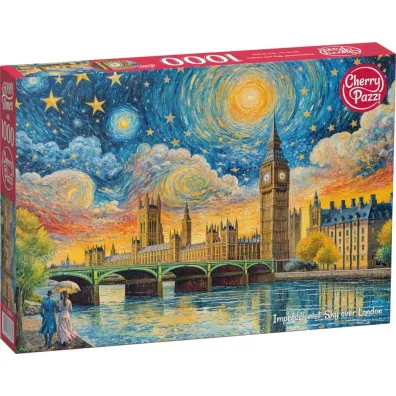 Puzzle 1000 el. Impressionist Sky over London CherryPazzi