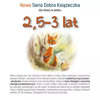 Nowa Seria Dobra Ksieczka dla dzieci w wieku 2,5-3 lat - Agnieszka Starok, Agnieszka  Filipowska