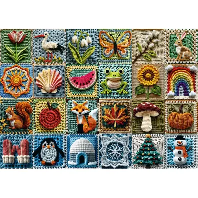 Puzzle 1000 element�w Premium Cztery Pory Roku TREFL 12116 TR