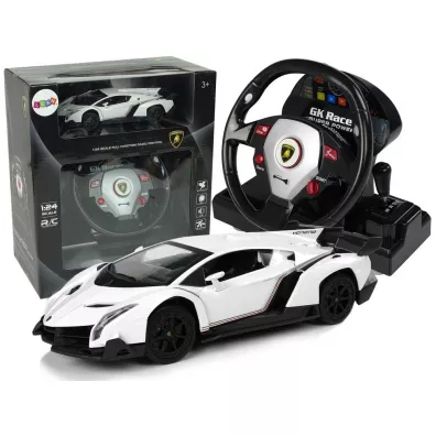 Auto zdalnie sterowane Lamborghini Veneno biae Leantoys