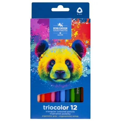 Koh-I-Noor Kredki Triocolor Nied�wied� 12 szt.