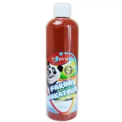 InSpiria Farba plakatowa br�zowa 500 ml
