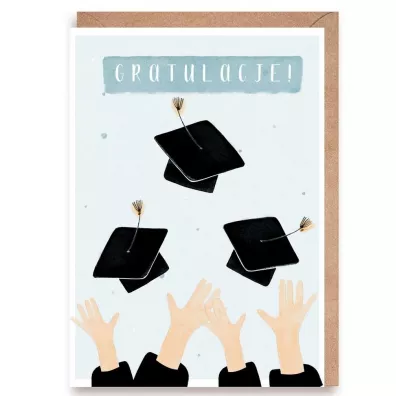 Cardie Kartka okoliczno�ciowa Gratulacje studia