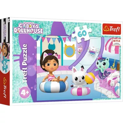Puzzle 60 el. Gabby na basenie 17393 Trefl