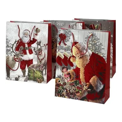 Adar Torebka prezentowa Bo�e Narodzenei mix 35x12x9cm