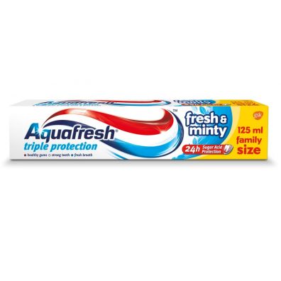 Aquafresh Triple Protection Fresh And Minty Toothpaste pasta do zębów 125 ml