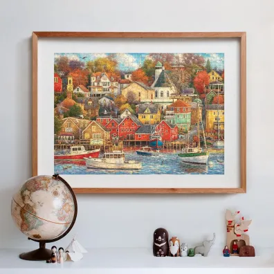 Puzzle 1500 el. High Quality Collection. Good Times Harbor Clementoni