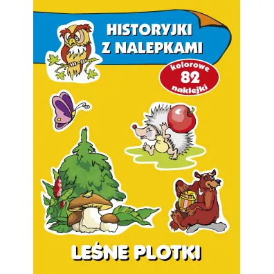 Le�ne plotki. Historyjki z nalepkami - Anna Wi�niewska
