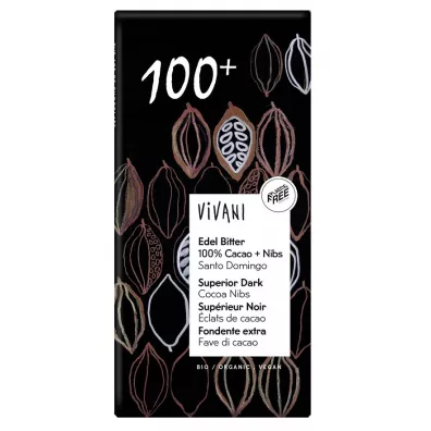 Vivani Tabliczka gorzka 100% kakao 80 g Bio
