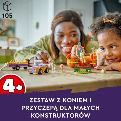 LEGO Friends Przyczepka dla konia i kucyka 42634