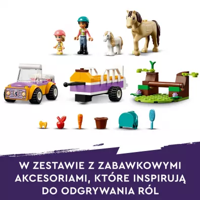 LEGO Friends Przyczepka dla konia i kucyka 42634